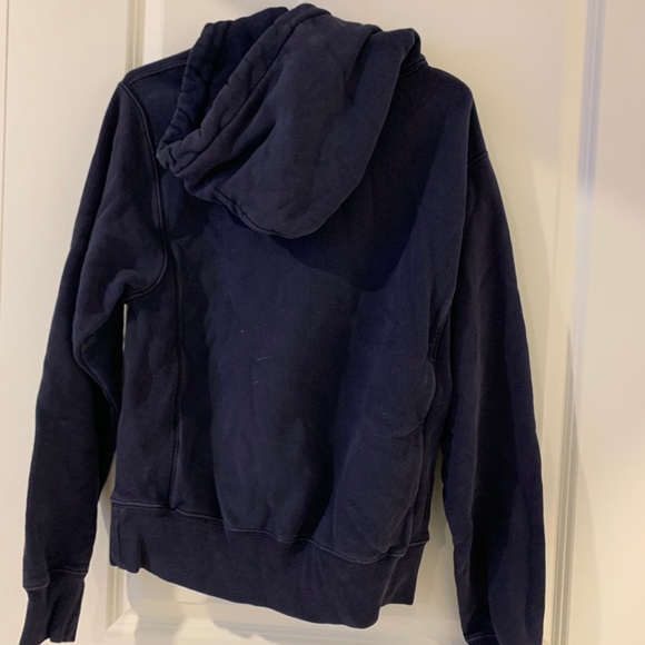 Navy Blue Champion Hoodie UNISEX - Picture 2 of 5